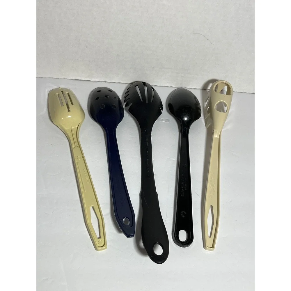 Vintage Kitchen Utensil Set 5pc Hutzler Tailor Made King Kraft Made in USA Nylon